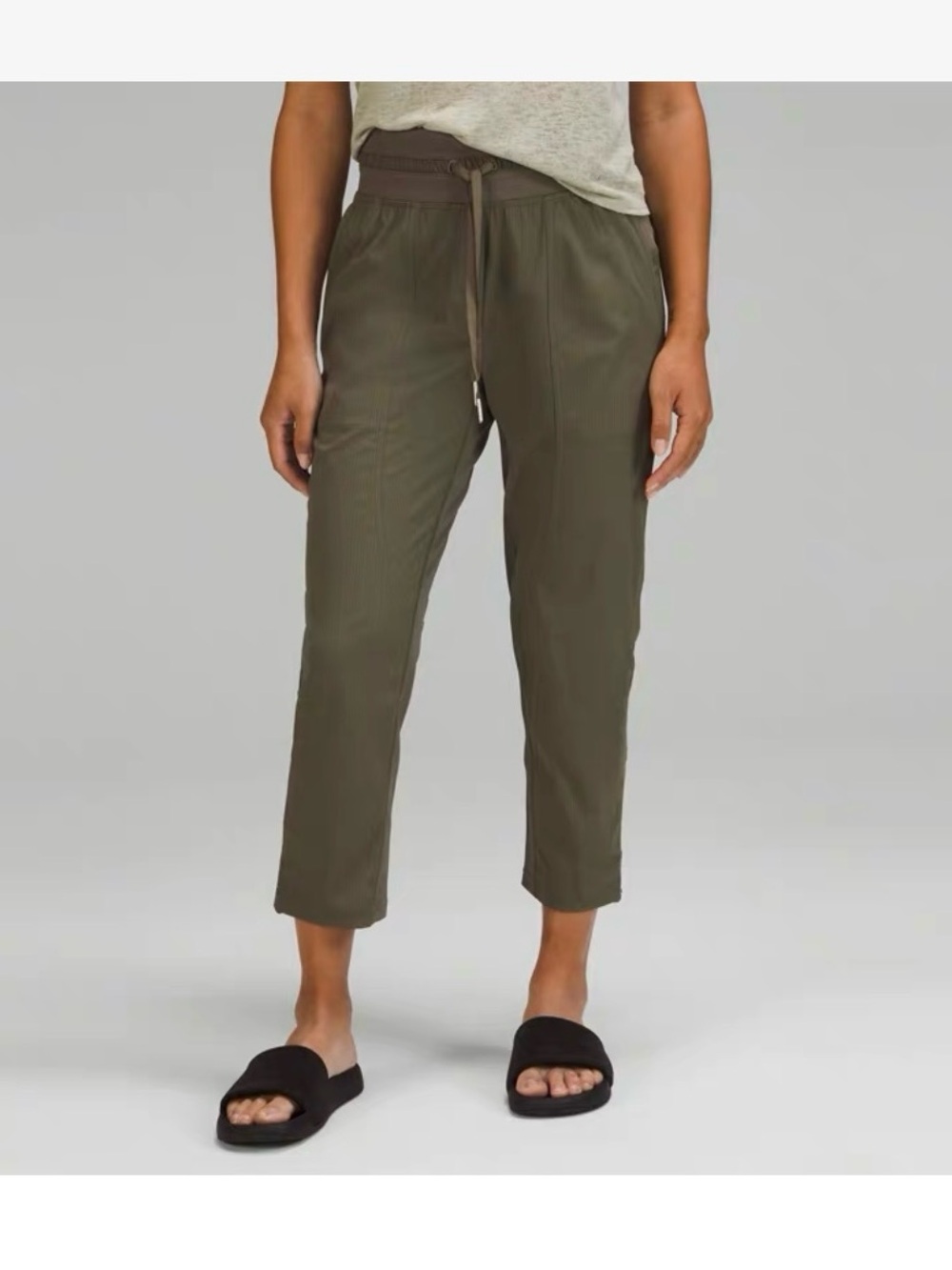 Lululemon Dance Stodio Olive Green Pants,SZ M,new